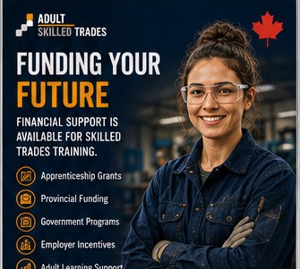 Funding your future. Canada skilled trades funding tile