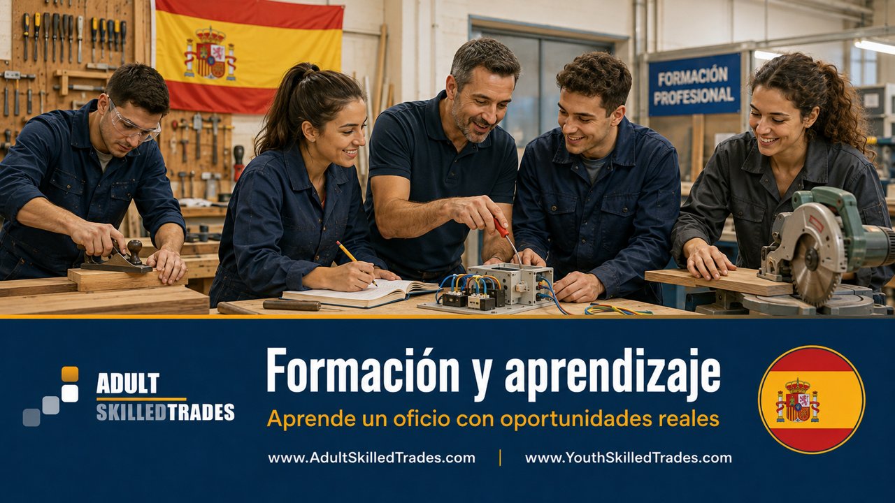 Formación y aprendizaje en España, poster