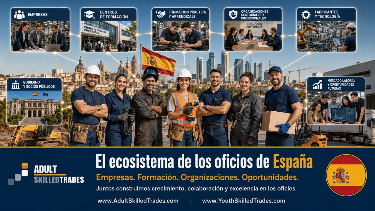 El ecosistema de los oficios de España, poster