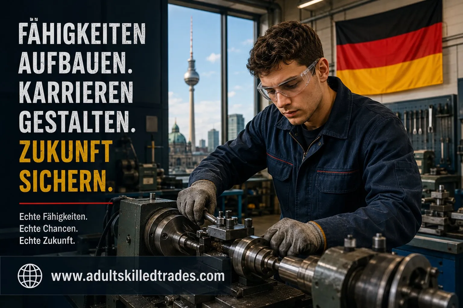 AdultSkilledTrades Deutschland. Poster