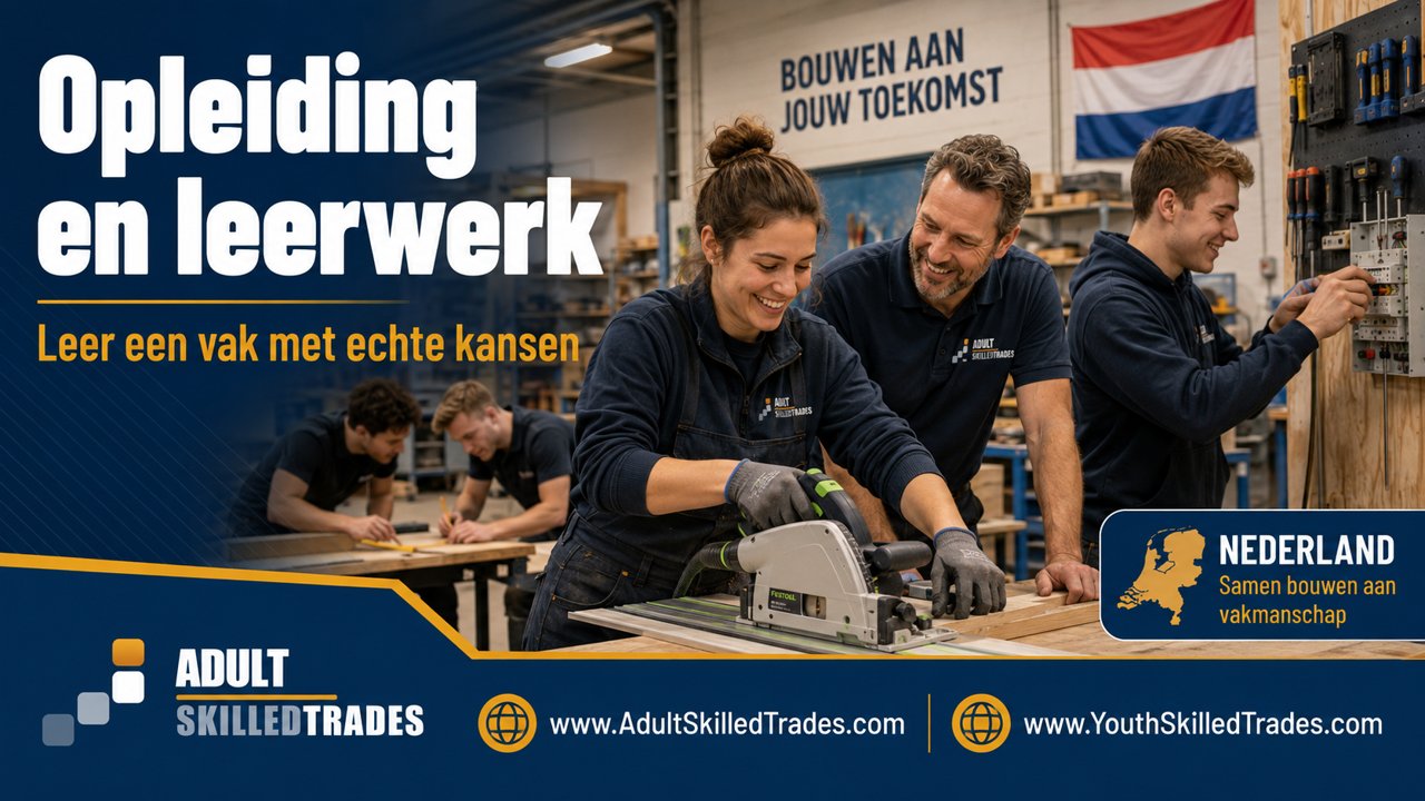 Funding trade training in the Netherlands, poster