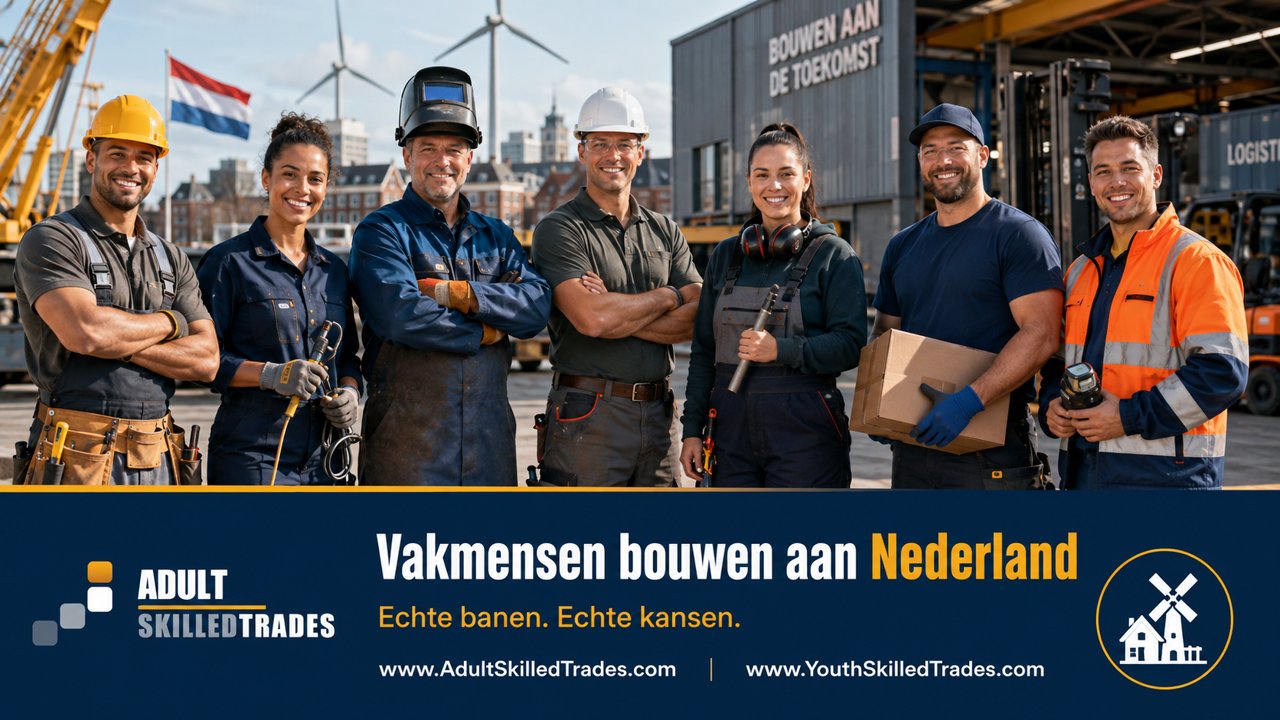 Skilled trades professionals in the Netherlands, poster