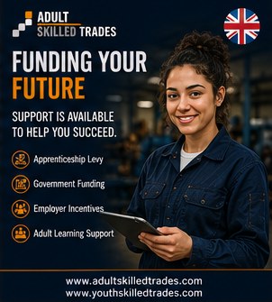Funding your future. UK funding tile